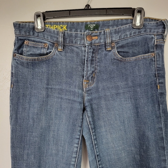 J.Crew Stretch 29 Toothpick Jeans Dark Wash Denim - Picture 2 of 8